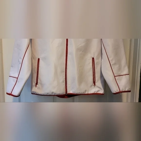 Men's White Super Bowl LIII Team ATL Voluteer Weatherproof Hoodie Size L Atlanta - Picture 3 of 10